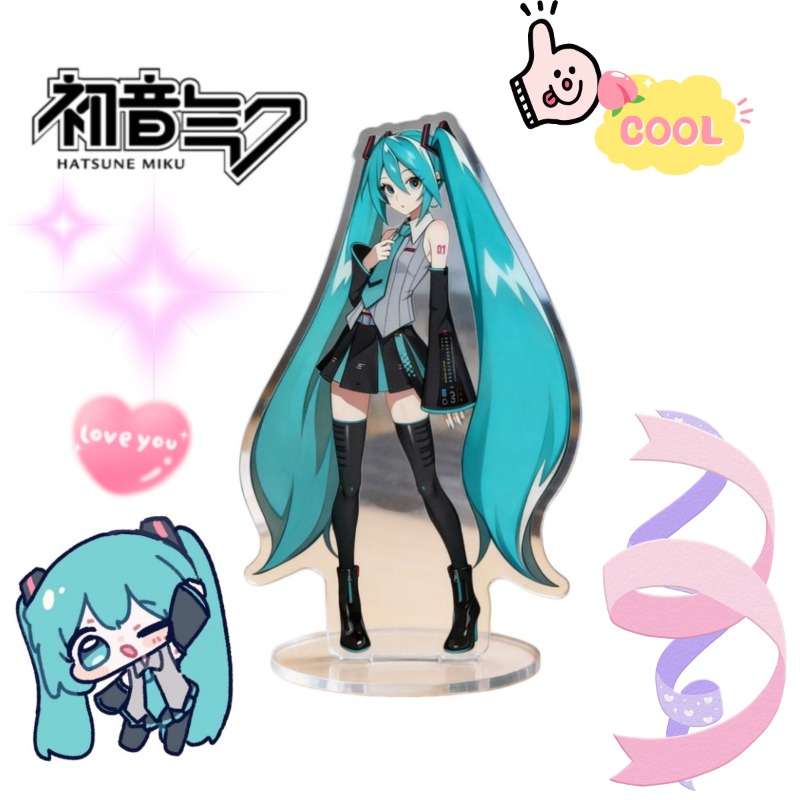 Anime Cosplay Characters - Hatsune Miku 10 cm acrylstandaard Leuke