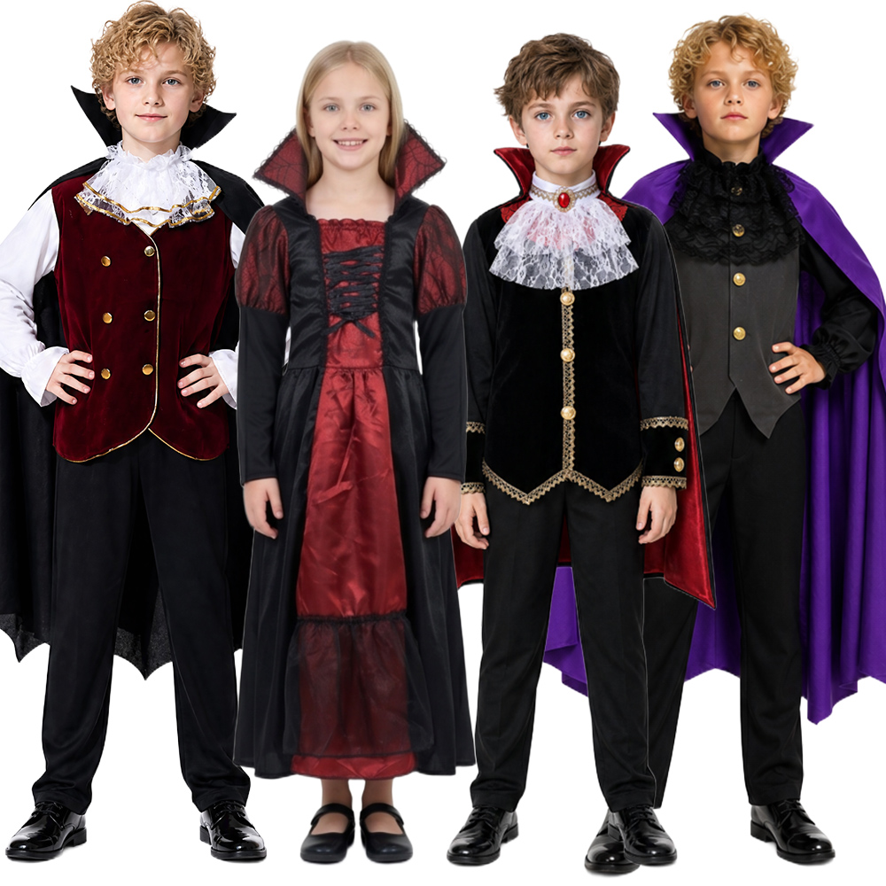 Anime Cosplay Youtube - Halloween Vampier Cosplay Kostuum voor Kinderen