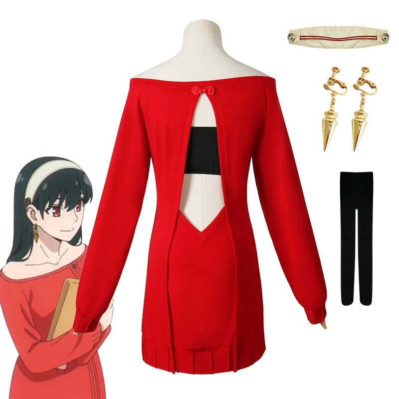 Anime Cosplay Yor Forger - Anime FAMILIE Cosplay Yor Forger Yor