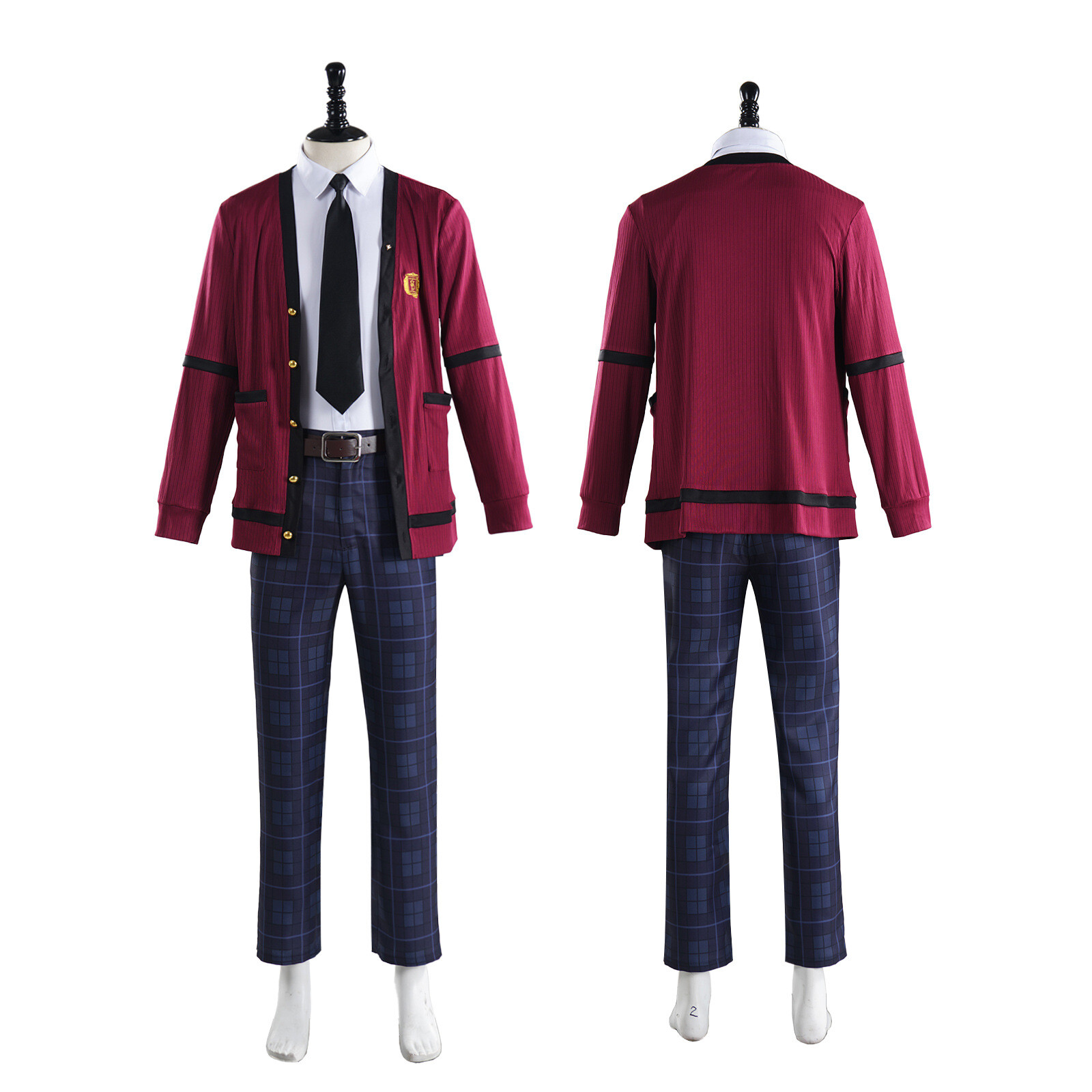 Anime Cosplay Kakegurui - Fulujia Cos Suzui Ryota Cosplay Schooluniform