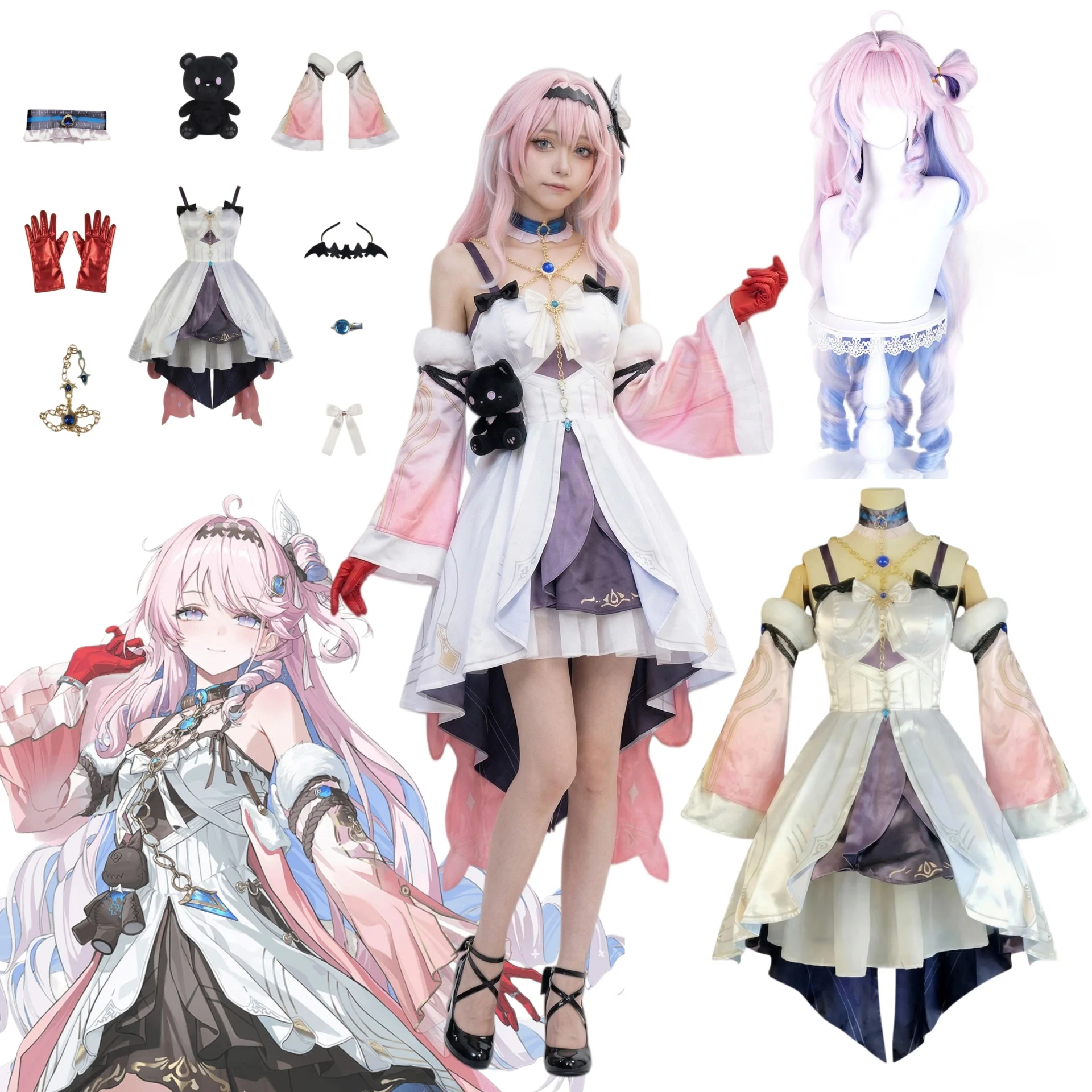 Convention Cosplay Anime - Wuthering Waves Anime Denia Cosplay Kostuum