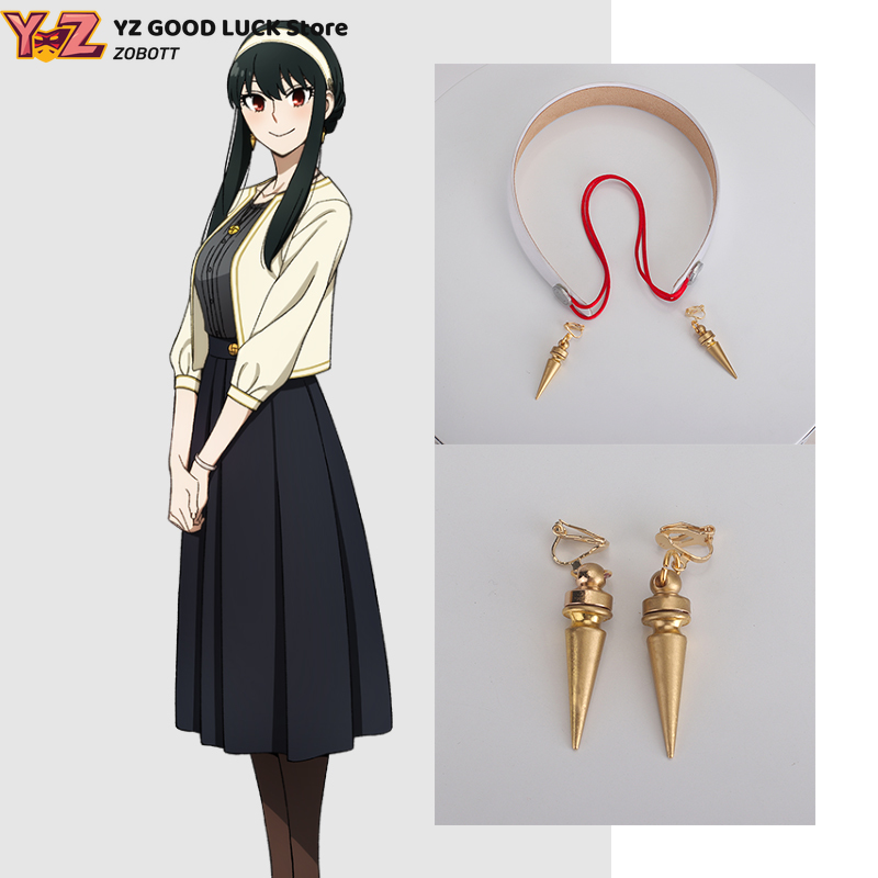 Anime Cosplay Yor Forger - Game Anime Yor Forger Zwarte Rechte