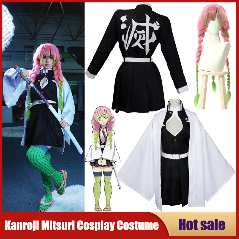 Anime Kanroji Mitsuri Cosplay  - Anime Cosplay Kid recensie en prijs