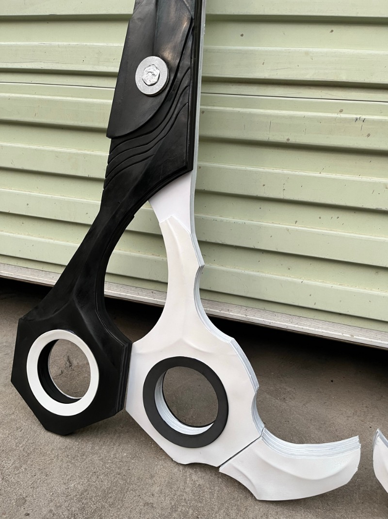 1.2m Riyo Reaper Giant Scissor - Anime Cosplay Photoshoot recensie en prijs
