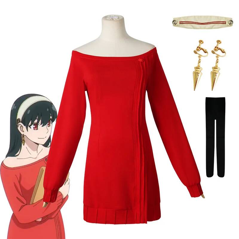 Anime FAMILIE Cosplay Yor Forg - Anime Cosplay Yor Forger recensie en prijs