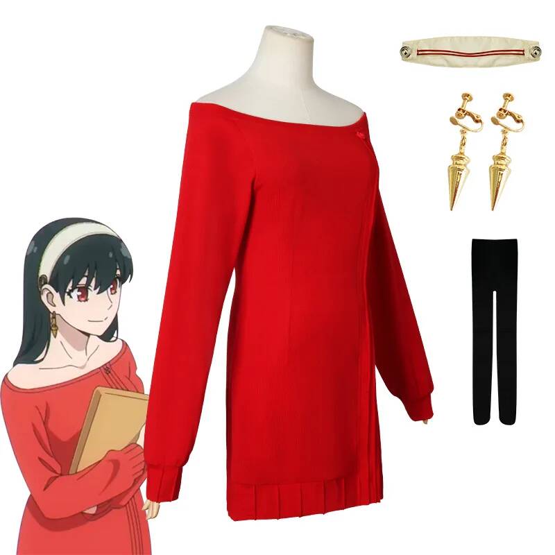 Anime FAMILIE Cosplay Yor Forg - Anime Cosplay Yor Forger recensie en prijs