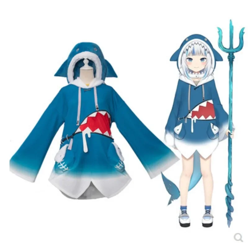 Hololive Gawr Gura Cosplay Kos - Anime Cosplay Youtube recensie en prijs