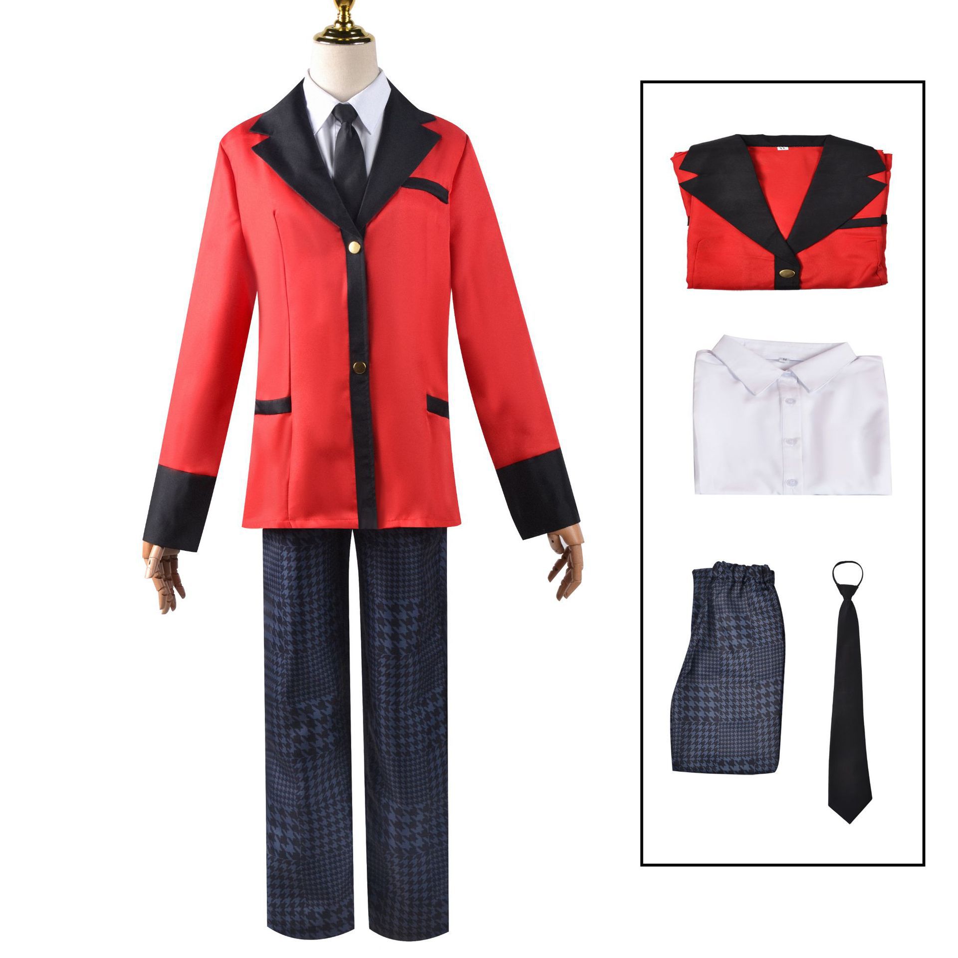 Kakegurui Anime Cosplay Kostuu - Anime Cosplay Kakegurui recensie en prijs