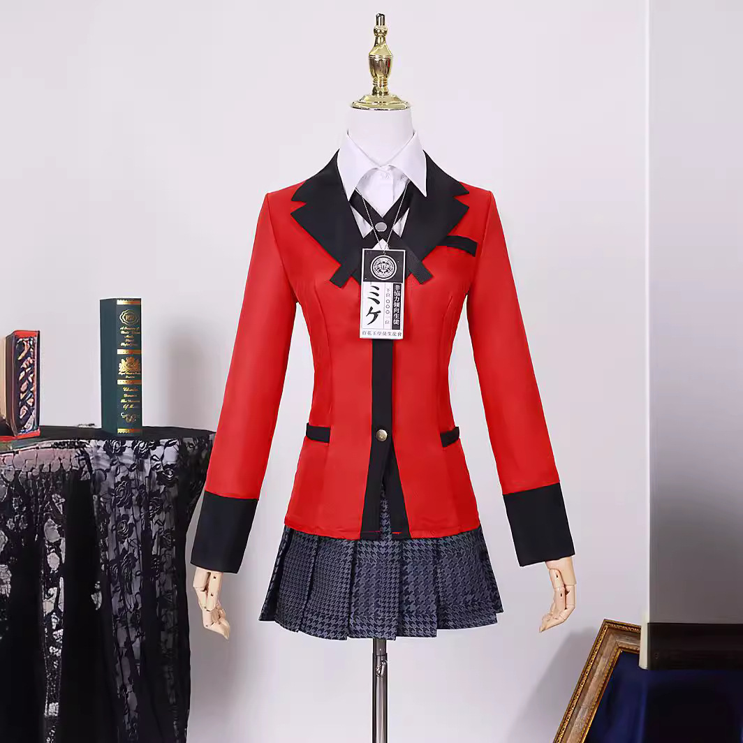 Kakegurui Cosplay Kostuum Yume - Anime Cosplay Kakegurui recensie en prijs