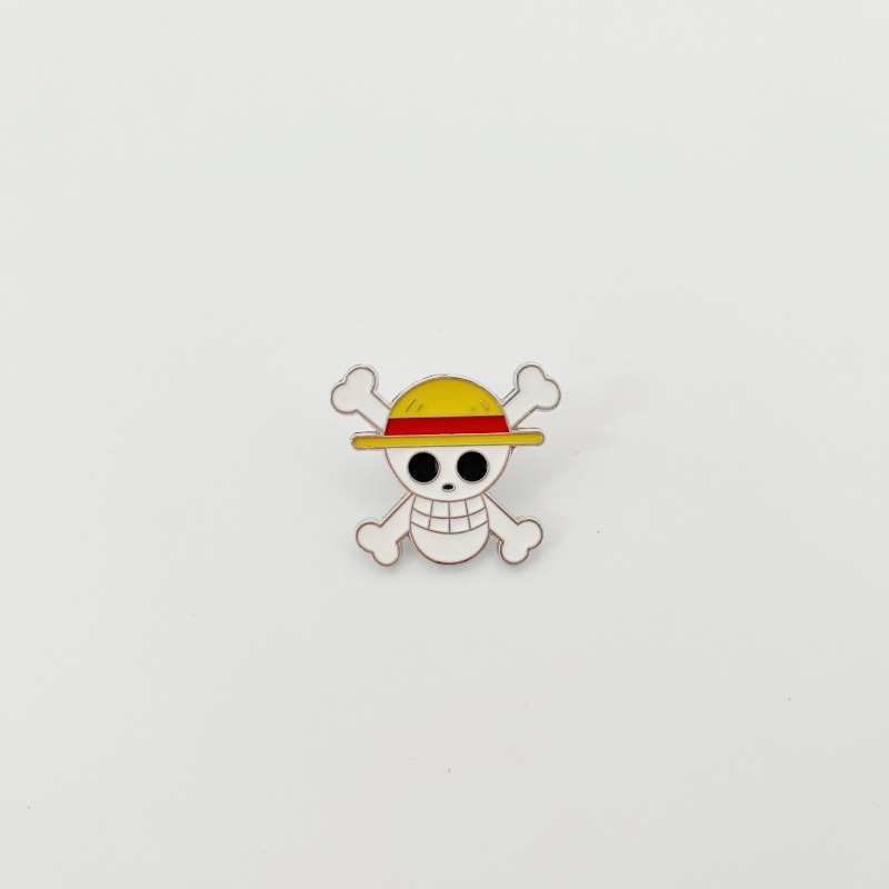 One Piece cartoon pin badge me - One Piece Straw Hat recensie en prijs